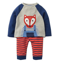 Load image into Gallery viewer, 2 Piece Unisex Animal Sweatshirt & Pants Set - Comfy Bambino