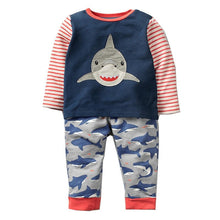 Load image into Gallery viewer, 2 Piece Unisex Animal Sweatshirt & Pants Set - Comfy Bambino