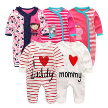 Load image into Gallery viewer, 5 Piece Baby Rompers Jumpsuit Set - Comfy Bambino