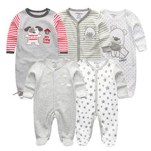 Load image into Gallery viewer, 5 Piece Baby Rompers Jumpsuit Set - Comfy Bambino