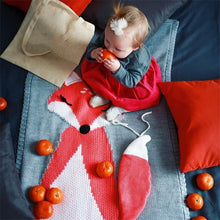 Load image into Gallery viewer, Fox Pattern Wool Blanket - Comfy Bambino