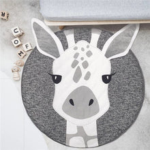 Load image into Gallery viewer, Soft Cotton Kids Animal Play Mat - Comfy Bambino