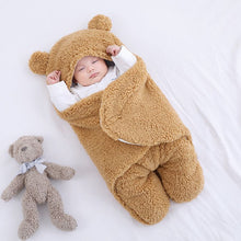 Load image into Gallery viewer, Ultra - Soft Baby Cotton & Fleece Wrap - Comfy Bambino