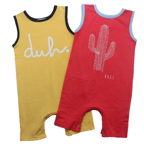Baby Unisex Sleeveless Romper - Comfy Bambino