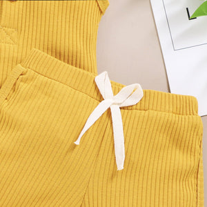 Sleeveless Cotton Vest Top and Shorts - Comfy Bambino
