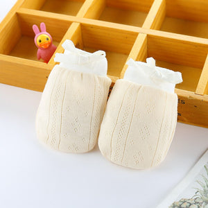 Newborn Cotton Anti-Scratch Mittens