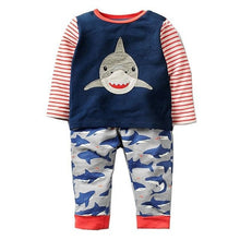 Load image into Gallery viewer, 2 Piece Unisex Animal Sweatshirt &amp; Pants Set - Comfy Bambino
