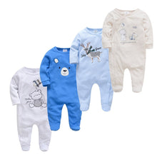 Load image into Gallery viewer, 4 Piece Baby Boy Romper Set - Comfy Bambino
