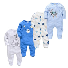 Load image into Gallery viewer, 4 Piece Baby Boy Romper Set - Comfy Bambino
