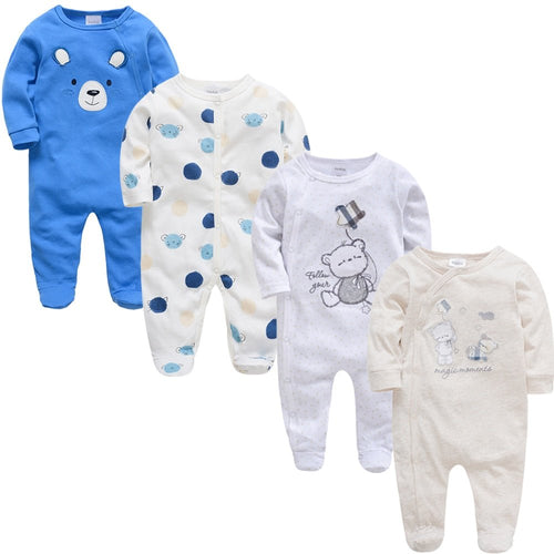 4 Piece Baby Boy Romper Set - Comfy Bambino