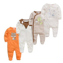 Load image into Gallery viewer, 4 Piece Baby Boy Romper Set - Comfy Bambino
