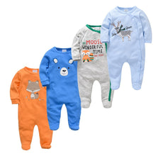 Load image into Gallery viewer, 4 Piece Baby Boy Romper Set - Comfy Bambino
