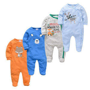 4 Piece Baby Boy Romper Set - Comfy Bambino