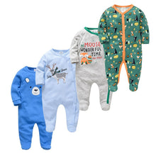 Load image into Gallery viewer, 4 Piece Baby Boy Romper Set - Comfy Bambino
