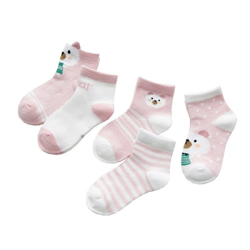 5 Pairs Baby/ Toddler Socks - Comfy Bambino