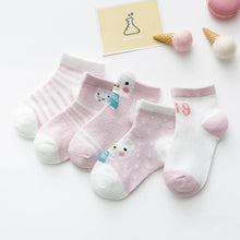 Load image into Gallery viewer, 5 Pairs Baby/ Toddler Socks - Comfy Bambino
