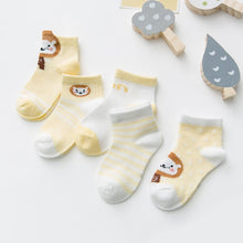 Load image into Gallery viewer, 5 Pairs Baby/ Toddler Socks - Comfy Bambino
