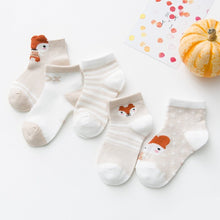 Load image into Gallery viewer, 5 Pairs Baby/ Toddler Socks - Comfy Bambino
