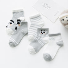 Load image into Gallery viewer, 5 Pairs Baby/ Toddler Socks - Comfy Bambino
