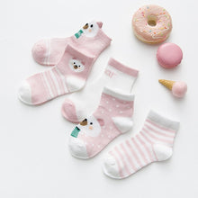 Load image into Gallery viewer, 5 Pairs Baby/ Toddler Socks - Comfy Bambino
