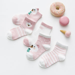 5 Pairs Baby/ Toddler Socks - Comfy Bambino