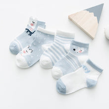 Load image into Gallery viewer, 5 Pairs Baby/ Toddler Socks - Comfy Bambino
