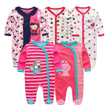 Load image into Gallery viewer, 5 Piece Baby Rompers Jumpsuit Set - Comfy Bambino

