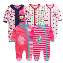 Load image into Gallery viewer, 5 Piece Baby Rompers Jumpsuit Set - Comfy Bambino

