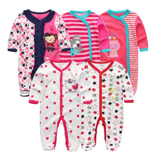 Load image into Gallery viewer, 5 Piece Baby Rompers Jumpsuit Set - Comfy Bambino
