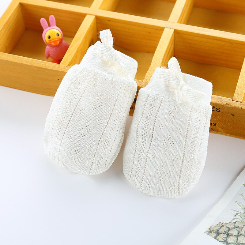 Newborn Cotton Anti-Scratch Mittens