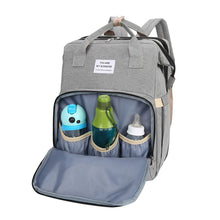 Load image into Gallery viewer, Multifunctional Baby Bag with Folding Changing Bed
