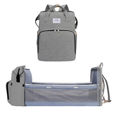 Load image into Gallery viewer, Multifunctional Baby Bag with Folding Changing Bed
