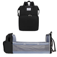Load image into Gallery viewer, Multifunctional Baby Bag with Folding Changing Bed
