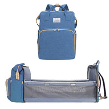 Load image into Gallery viewer, Multifunctional Baby Bag with Folding Changing Bed
