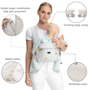 Natural Cotton Kangaroo Baby Sling Carrier