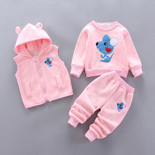 Load image into Gallery viewer, Adorable 3 Piece Hoody, Jumper and Jogger Set - Comfy Bambino
