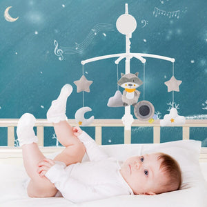 Animal Baby Crib Mobiles Carousel For Cots (0 - 12 Months) - Comfy Bambino