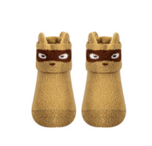 Load image into Gallery viewer, Baby Silicone Coral Fleece Non - Slip Cartoon Socks - Comfy Bambino
