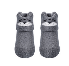 Load image into Gallery viewer, Baby Silicone Coral Fleece Non - Slip Cartoon Socks - Comfy Bambino
