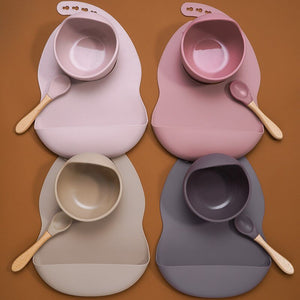 BPA Free Baby Silicone Tableware Set - Comfy Bambino