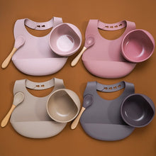 Load image into Gallery viewer, BPA Free Baby Silicone Tableware Set - Comfy Bambino
