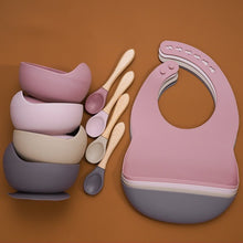 Load image into Gallery viewer, BPA Free Baby Silicone Tableware Set - Comfy Bambino
