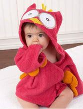 Load image into Gallery viewer, Hooded Animal Baby Bathrobe - Comfy Bambino
