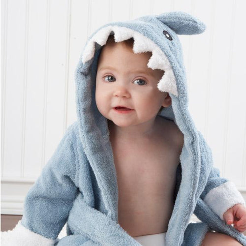 Hooded Animal Baby Bathrobe - Comfy Bambino