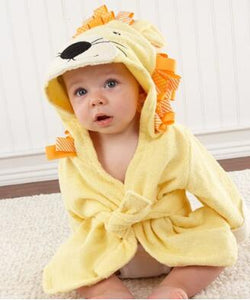 Hooded Animal Baby Bathrobe - Comfy Bambino