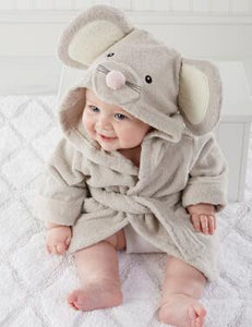 Hooded Animal Baby Bathrobe - Comfy Bambino