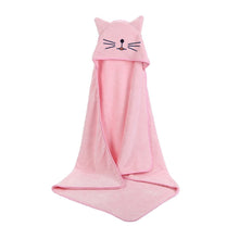 Load image into Gallery viewer, Hooded Poncho Bath Towel - Comfy Bambino

