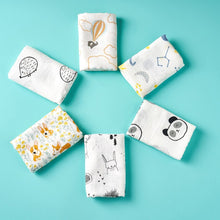 Load image into Gallery viewer, Kangobaby 5 Piece Bamboo Cotton Baby Bandana Bib Set - Comfy Bambino
