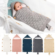 Load image into Gallery viewer, Knitted Baby Sleep Sack - Comfy Bambino
