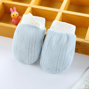 Newborn Cotton Anti - Scratch Mittens - Comfy Bambino